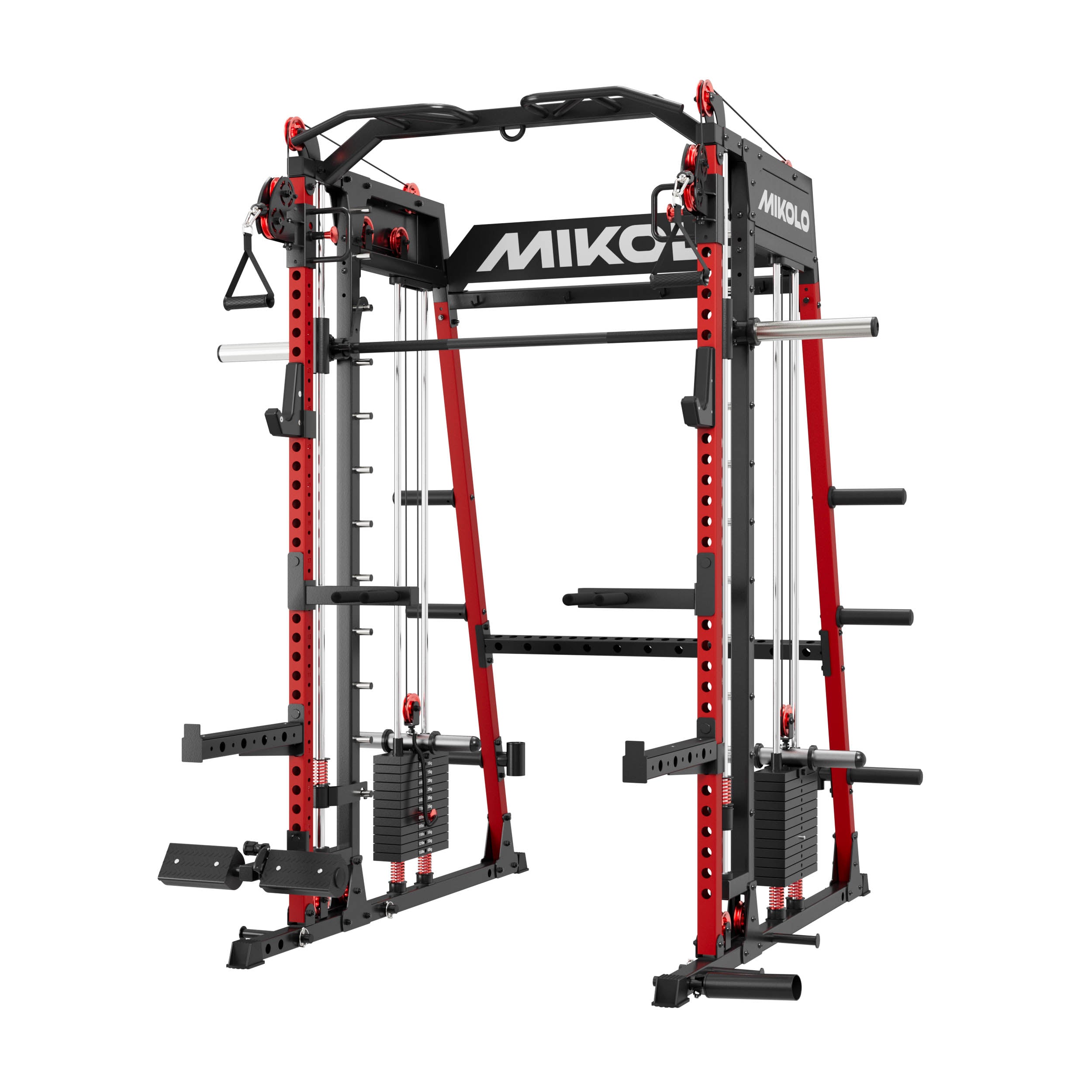 M4-2.0 Elite All-In-One Workout Smith Gym Machine with Dual Weight Stacks (UPGRADED)