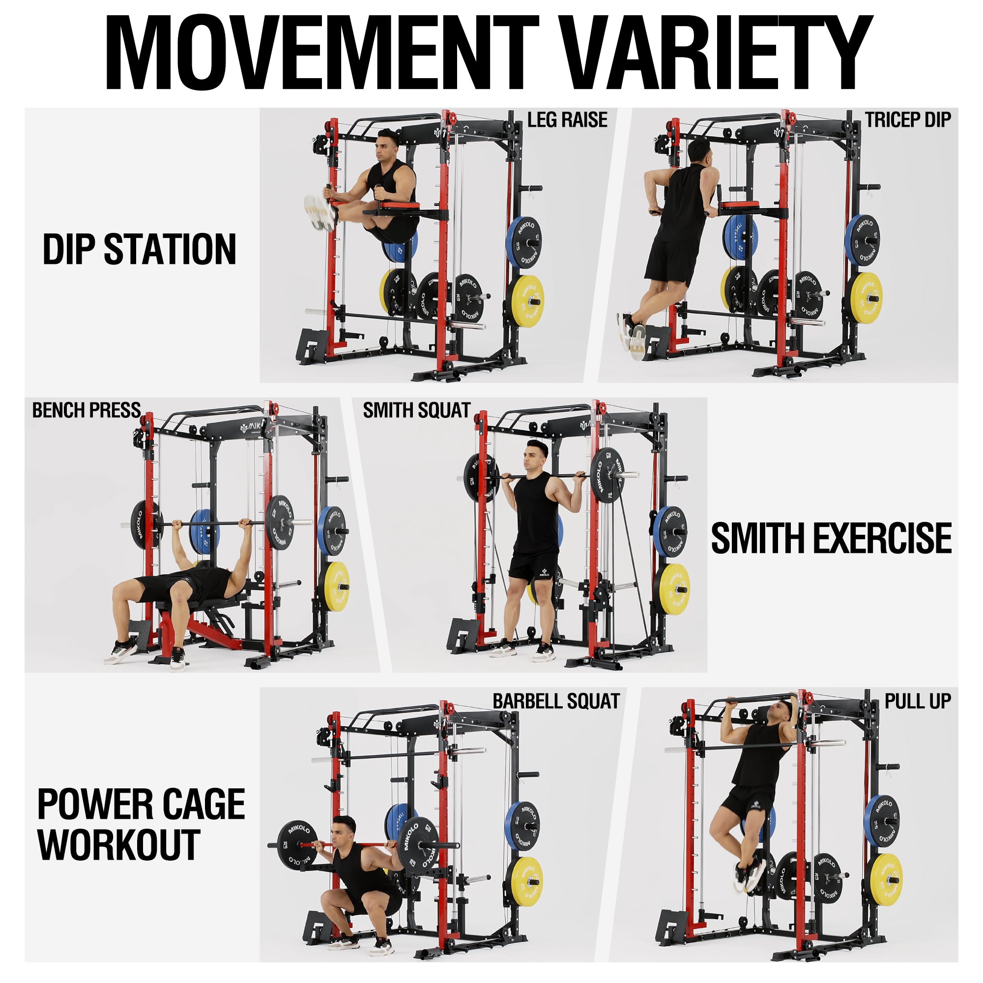 M3 All-in-One Smith Machine Functional Trainer