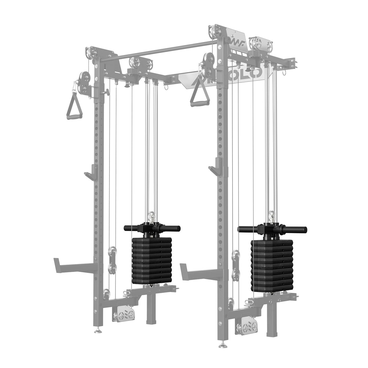 CHEETAH™ 2.0 Elite Wall Mounted Folding Functional Trainer with Weight Stack