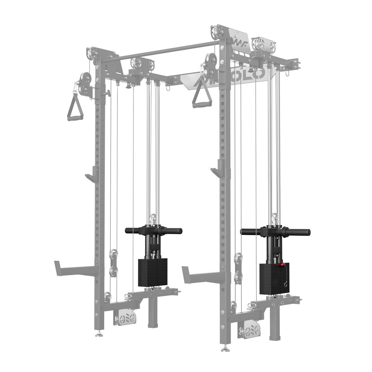 CHEETAH™ 2.0 Elite Wall Mounted Folding Functional Trainer with Weight Stack