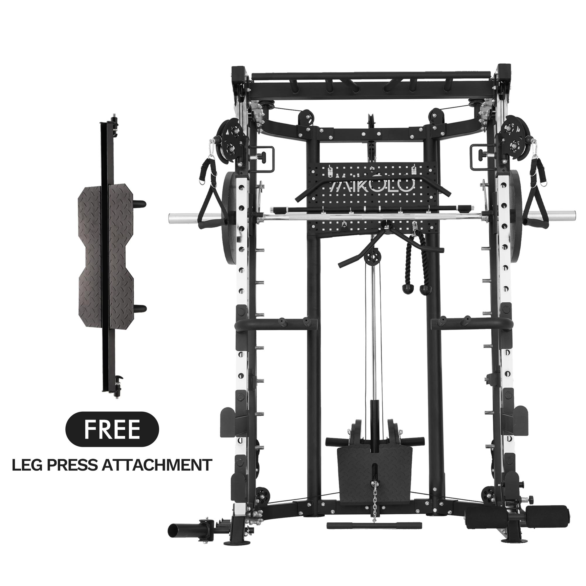 MIKOLO TANK 1 COMMERCIAL 1:1 ALL-IN-ONE FUNCTIONAL TRAINER HOME GYM SMITH MACHINE