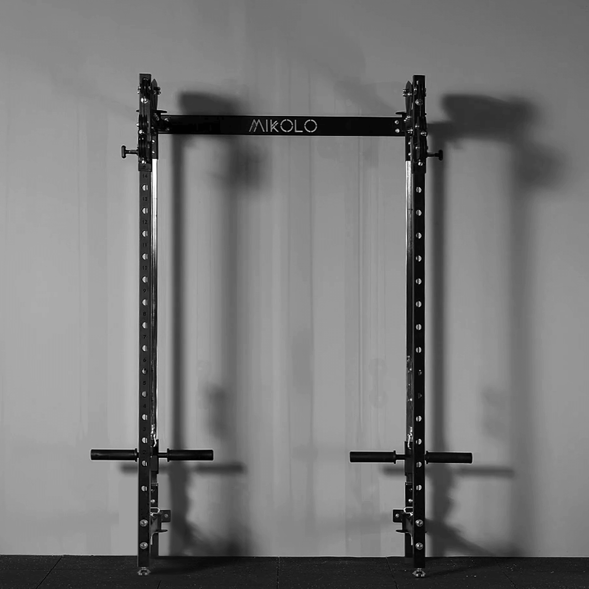 MIKOLO CHEETAH ALL-IN-ONE FUNCTIONAL TRAINER FOLDING SQUAT RACK