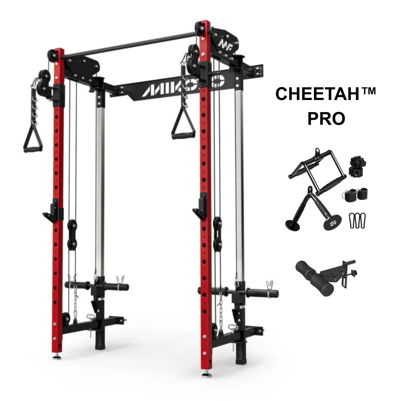 CHEETAH™ Power Rack Plegable de Pared con Entrenamiento Funcional