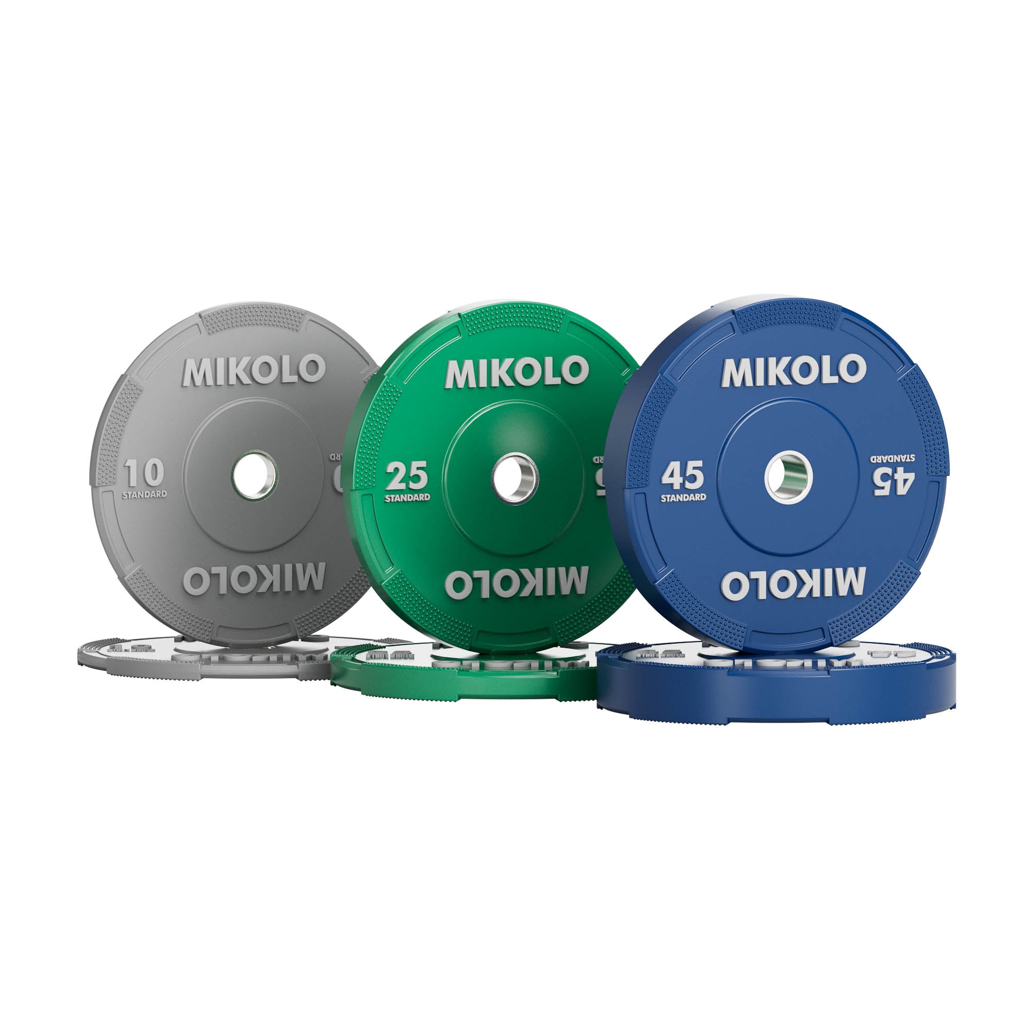EZ Grip Bumper Plates - 230/320 lbs set - color