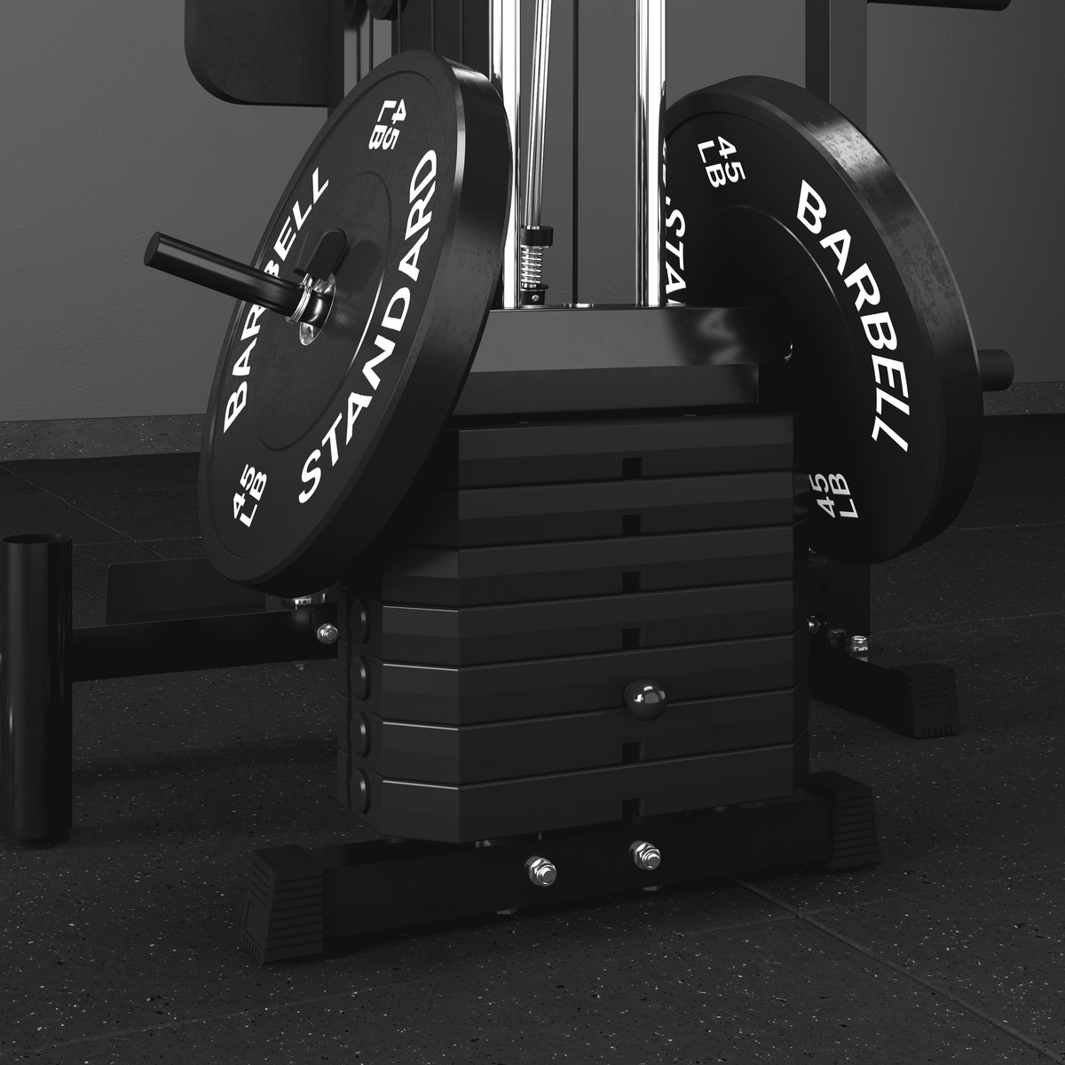 Hippo-Pro Smith Machine With Pec Deck Combo & Weight Stack - MIKOLO