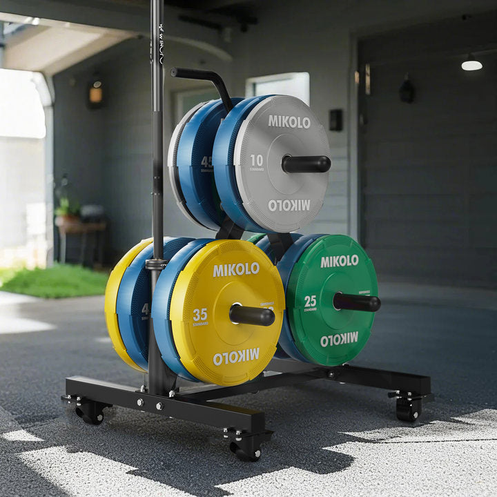 PT00 Bumper Plate & Barbell Storage Tree