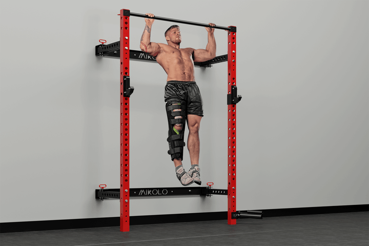 Mikolo Wall-mounted Squat Rack Standrad Set With Small Footprint 