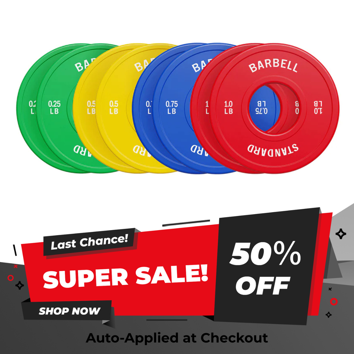 Fractional Plate Set - 5 lbs