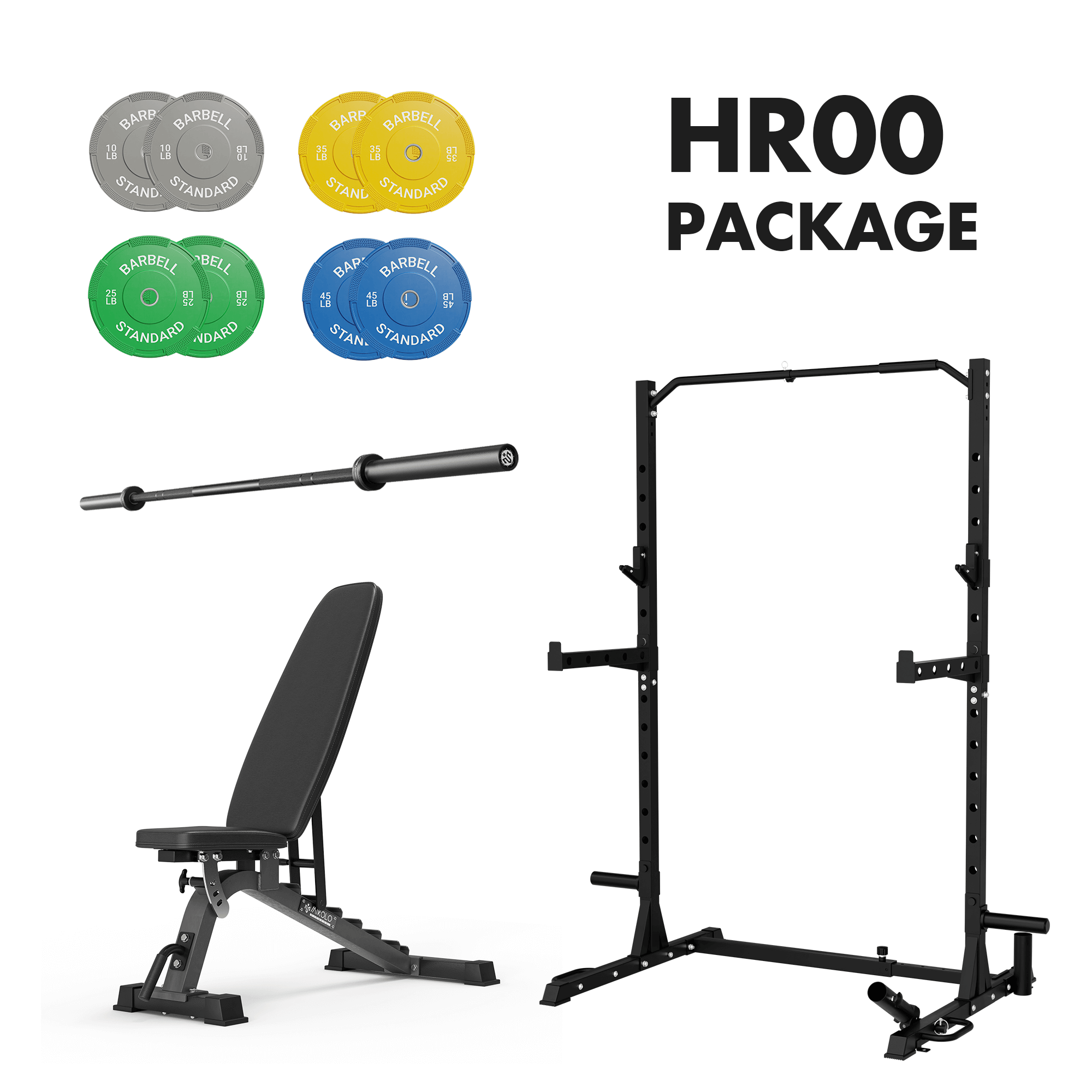 MIKOLO HR00 Home Gym Package