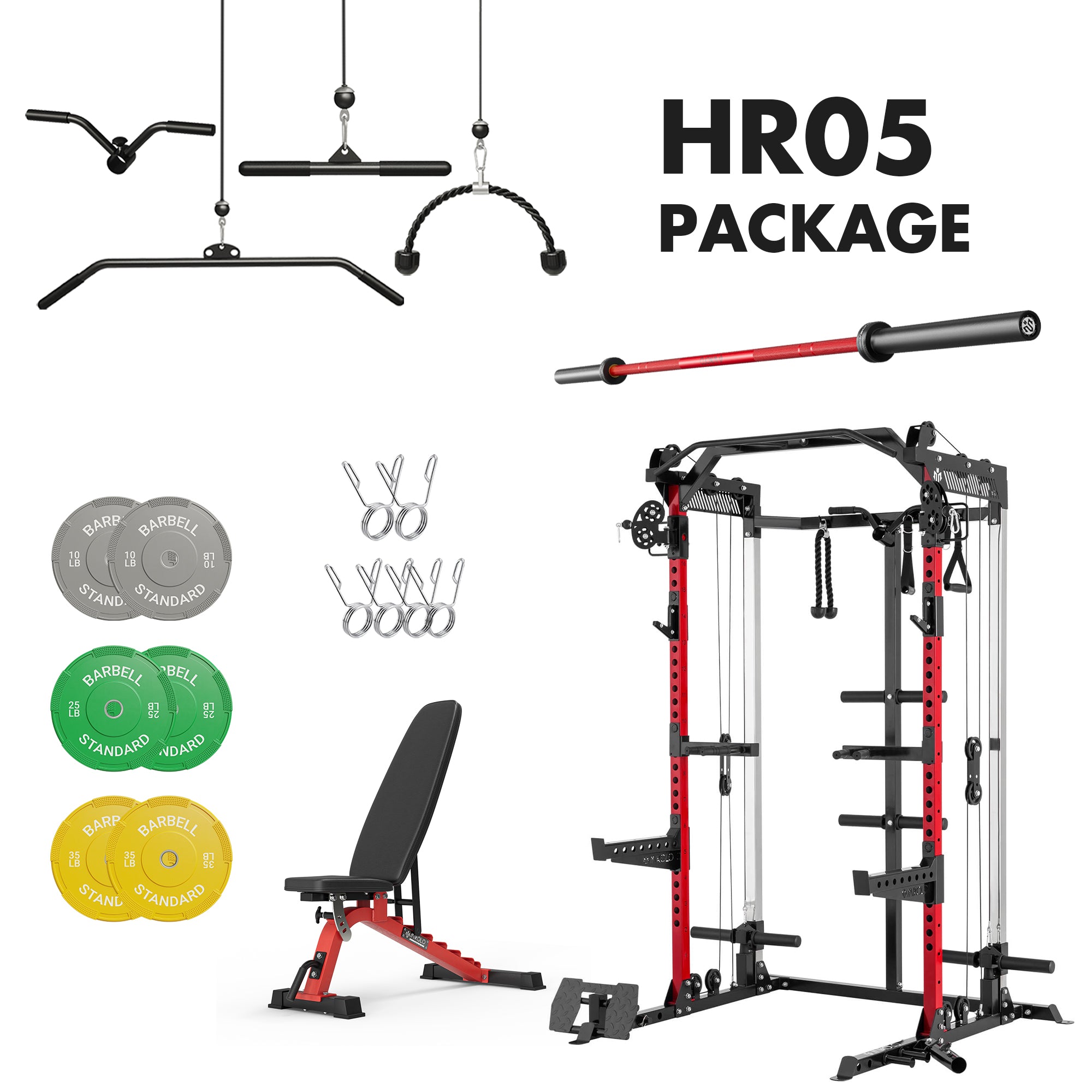 HR05 Home Gym Package-140LBS