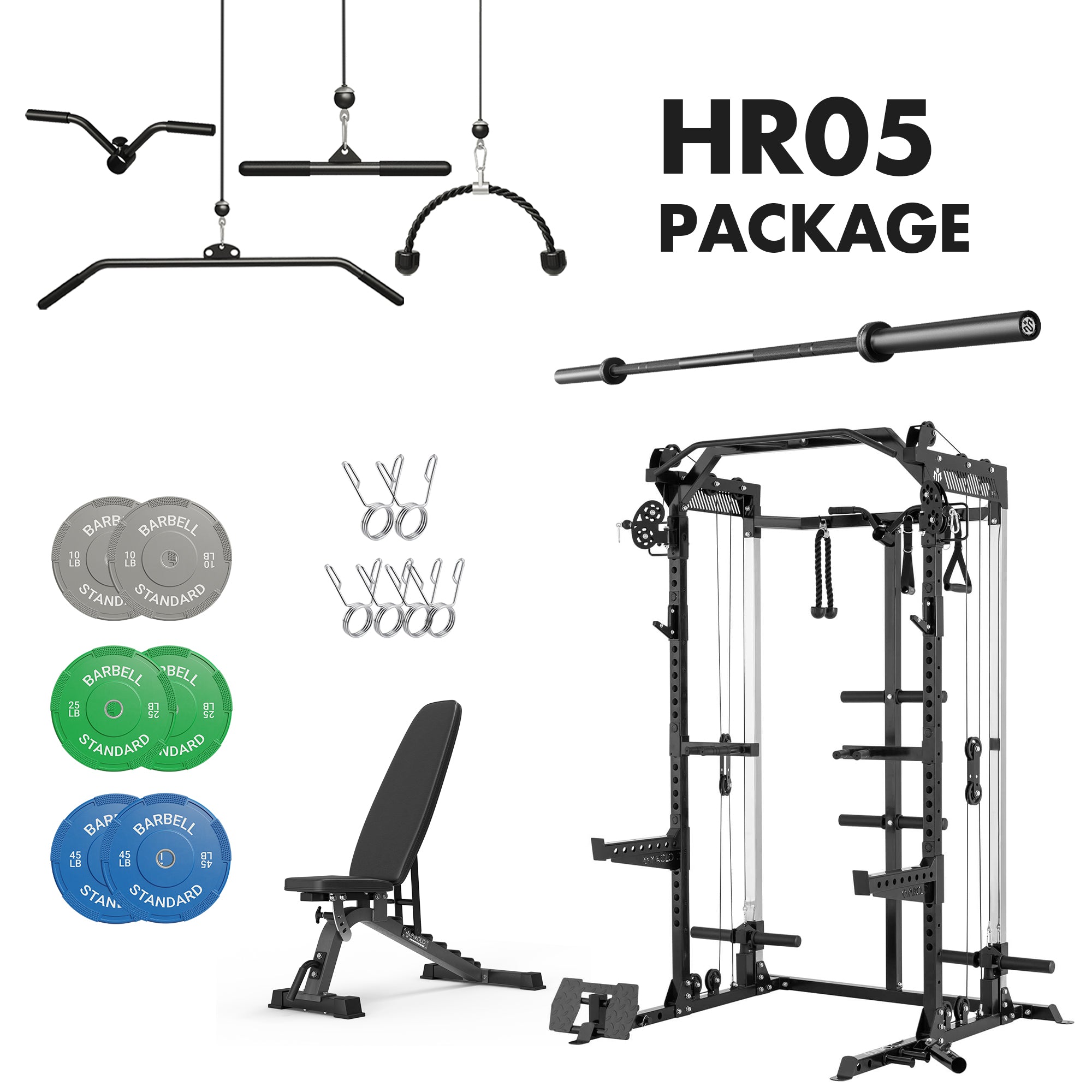 HR05 Home Gym Package-160LBS