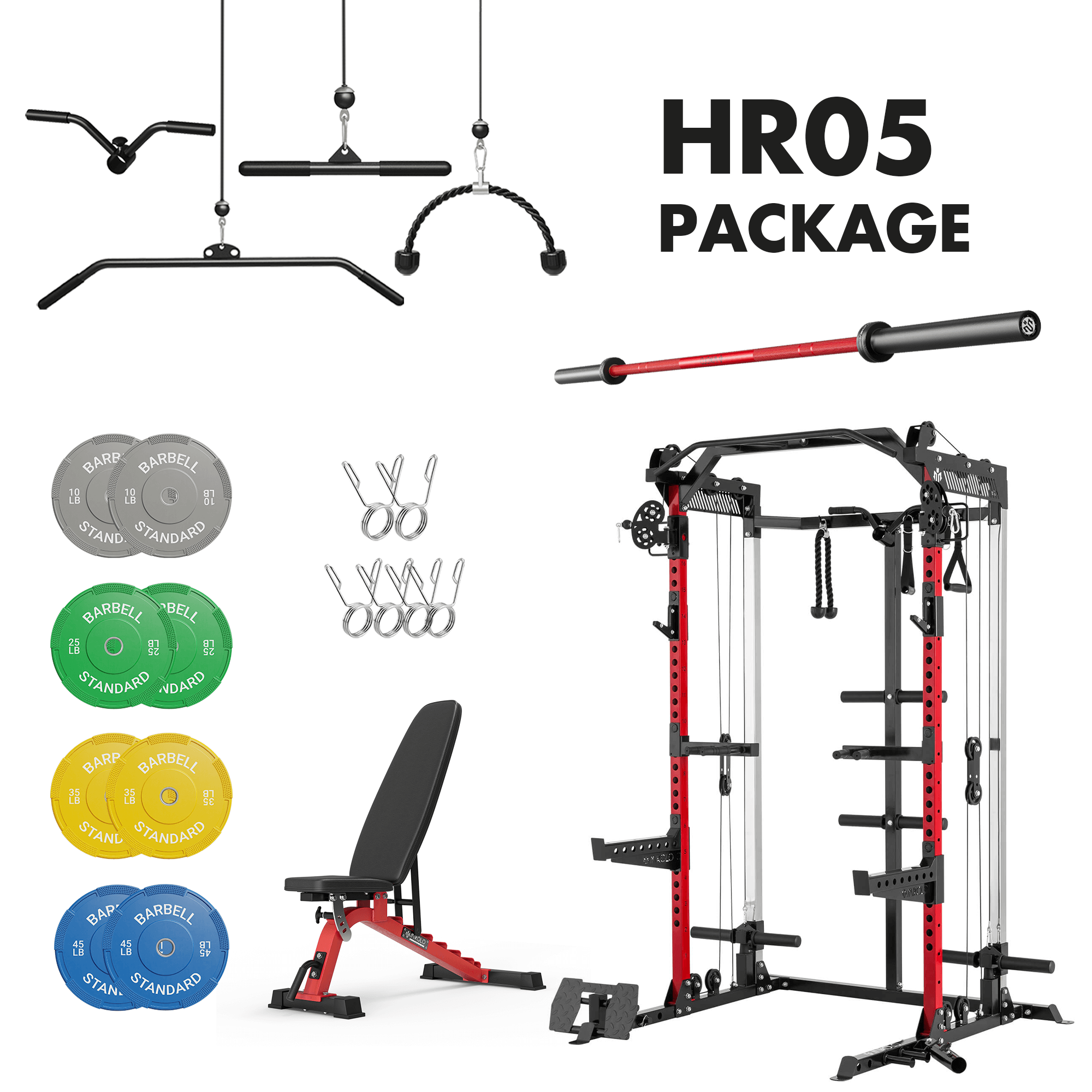 MIKOLO HR05 Home Gym Package