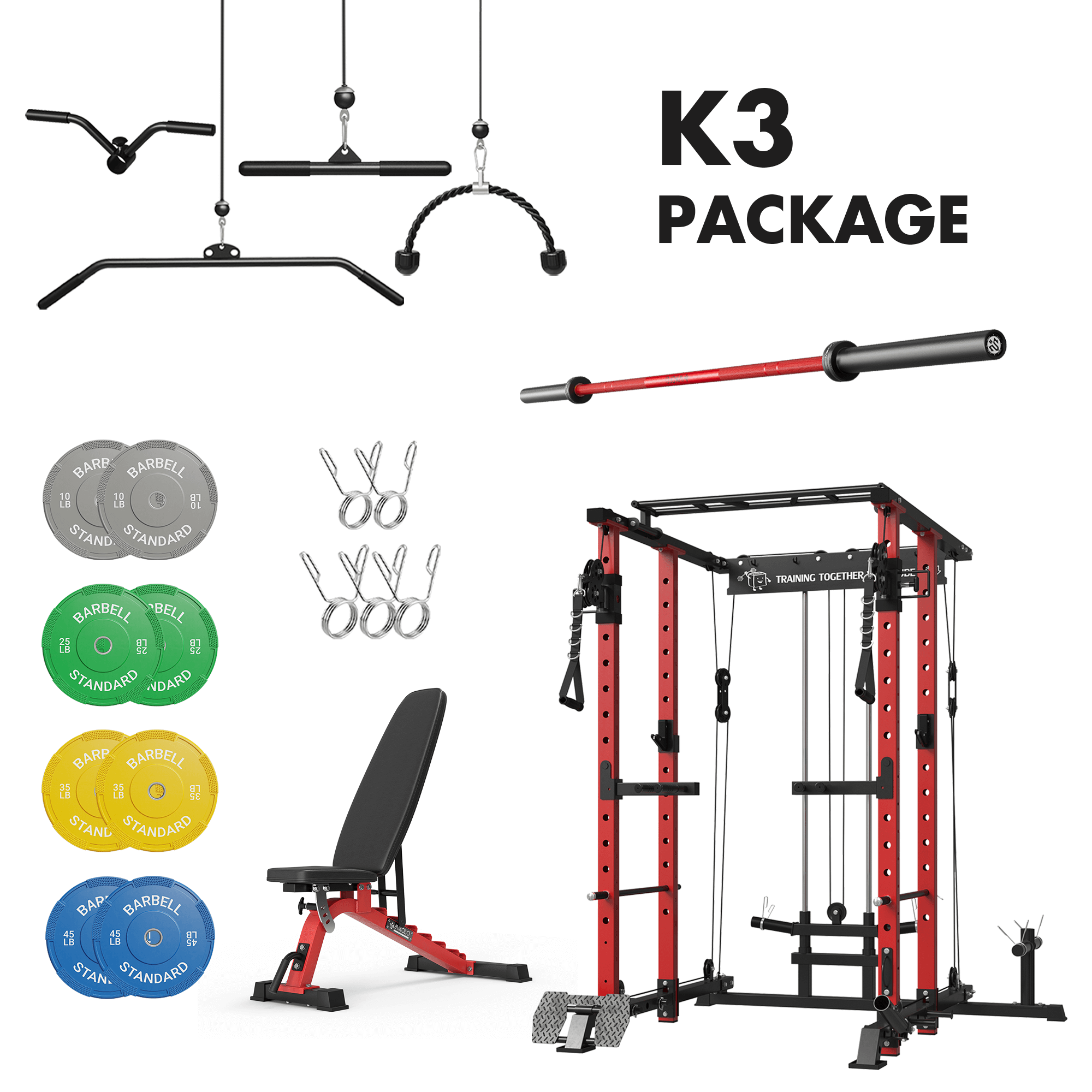 Mikolo K3 Home Gym Package