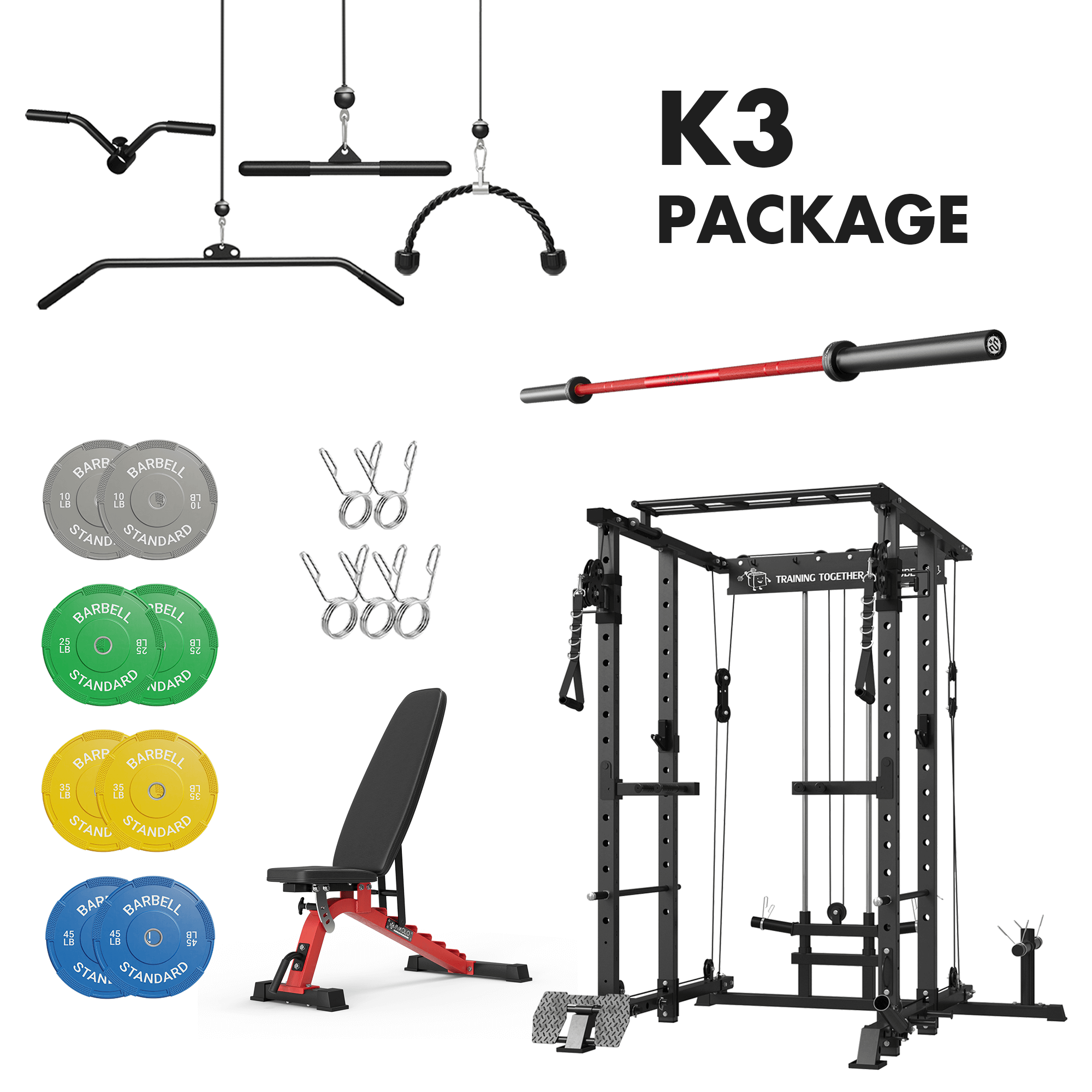 Mikolo K3 Home Gym Package