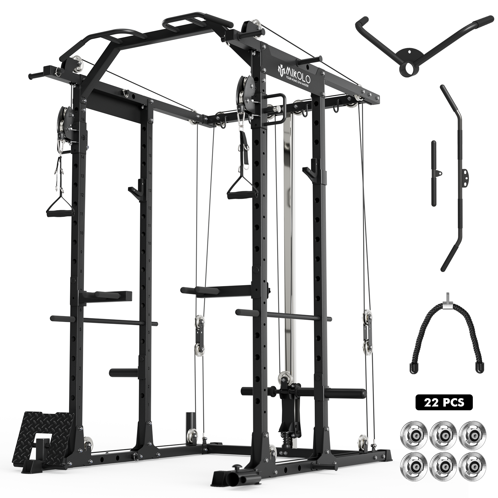 MIKOLO K6-ULTRA POWER CAGE FUNCTIONAL TRAINER