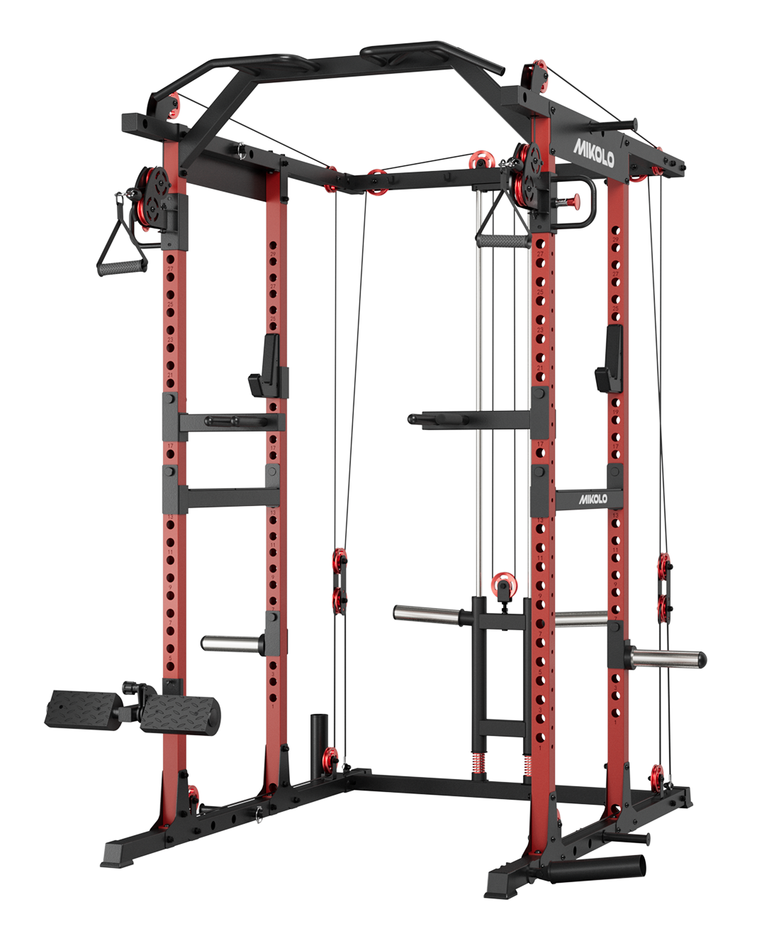 K6-2.0 Ultra All-in-One Power Rack Functional Trainer (UPGRADED)