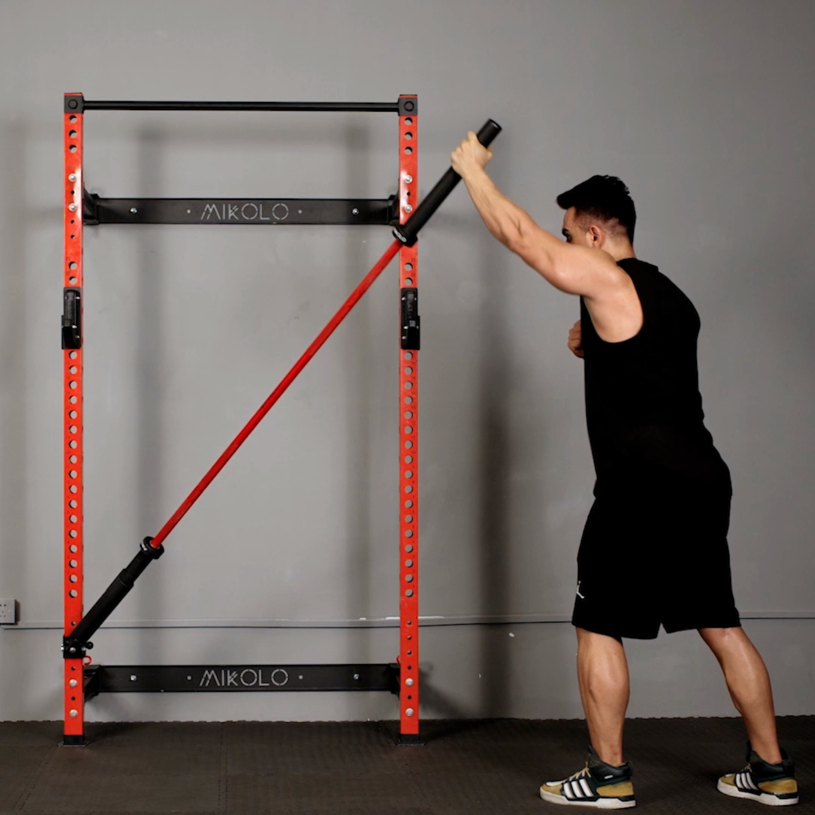 FOLDGYM™ Wall Mounted Folding Squat Rack