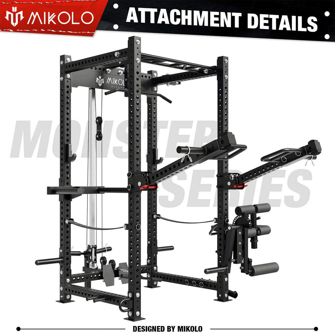 3 3 SERIES Lat Tower Rack Attachment Mikologym