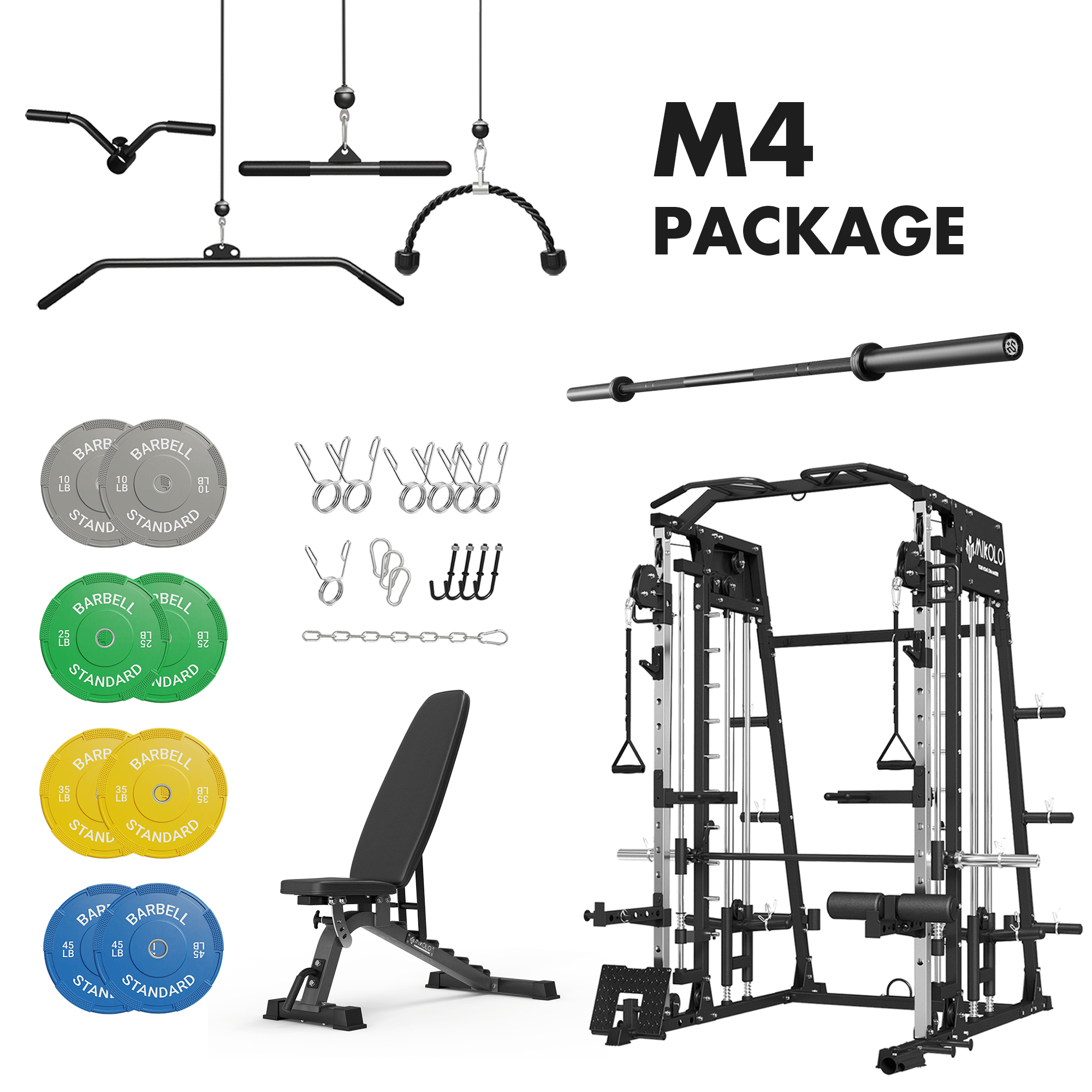 all-in-one smith machine home gym packages - MIKOLO