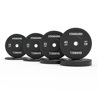 Black Bumper Plates WP05 - 230 lbs set