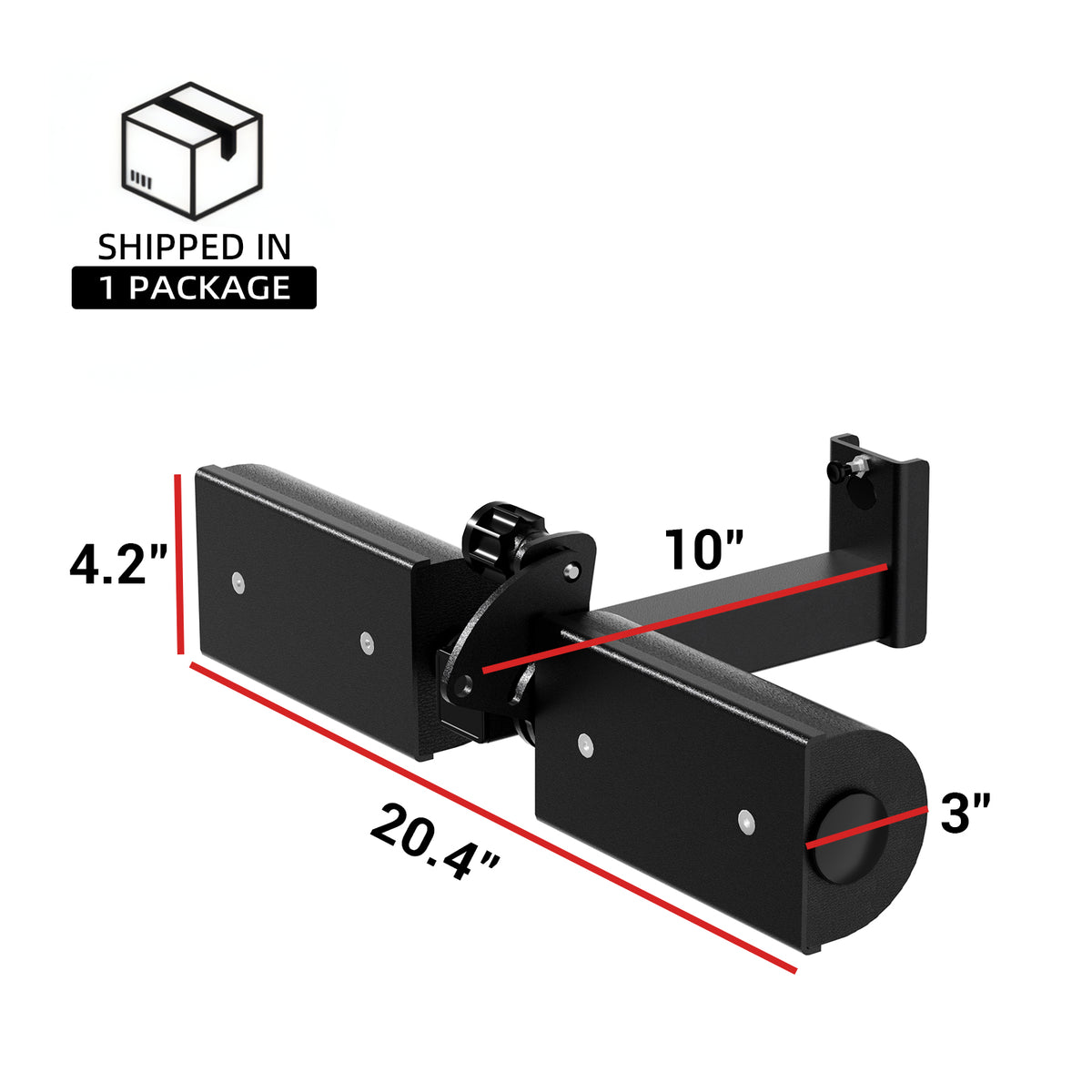 2-in-1 Lat Pull and Low Row Pad PJ25 - 2" x 2"
