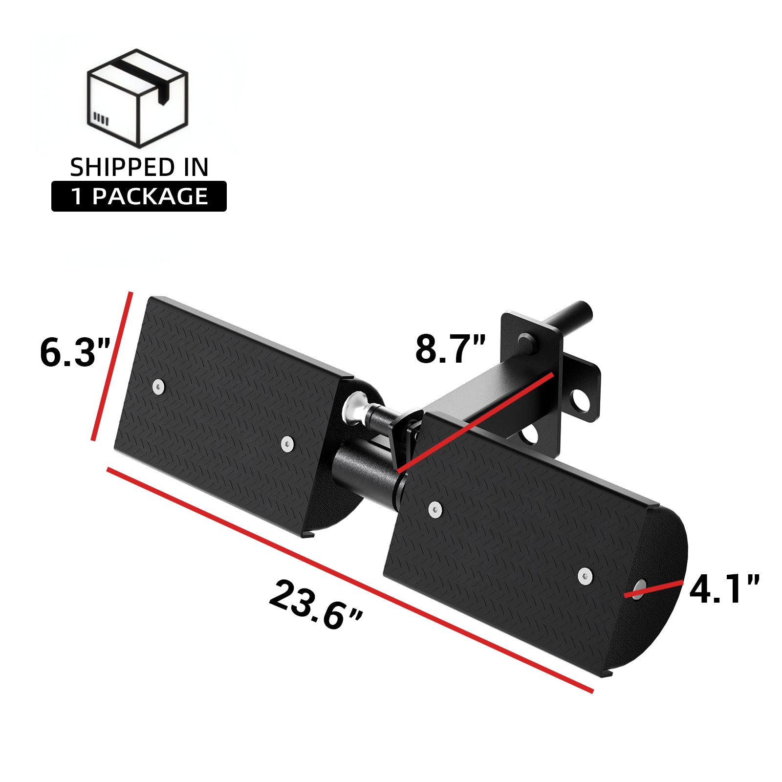 2-in-1 Lat Pull and Low Row Pad PJ26 - 3" x 3"