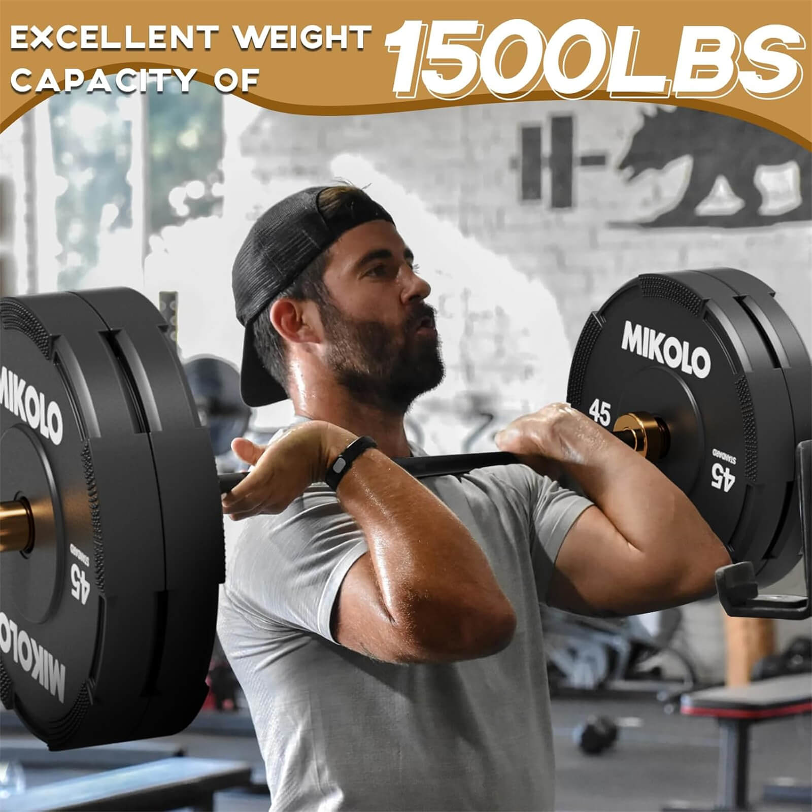 Gold 7 ft Barbell - 20 kg
