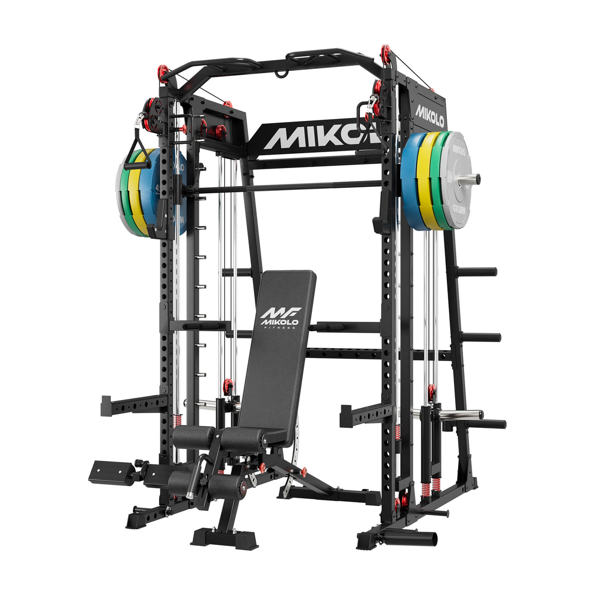 Home Gym Essential Smith Machine Package Plate Loaded - MIKOLO