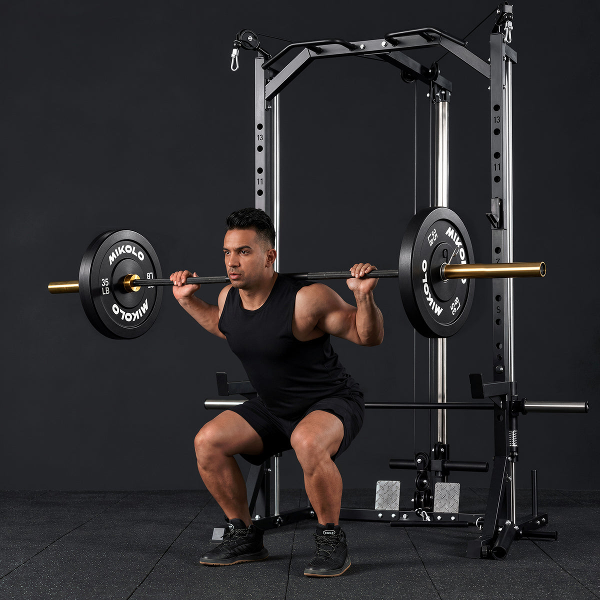 Black Bumper Plates WP05 - 230 lbs set
