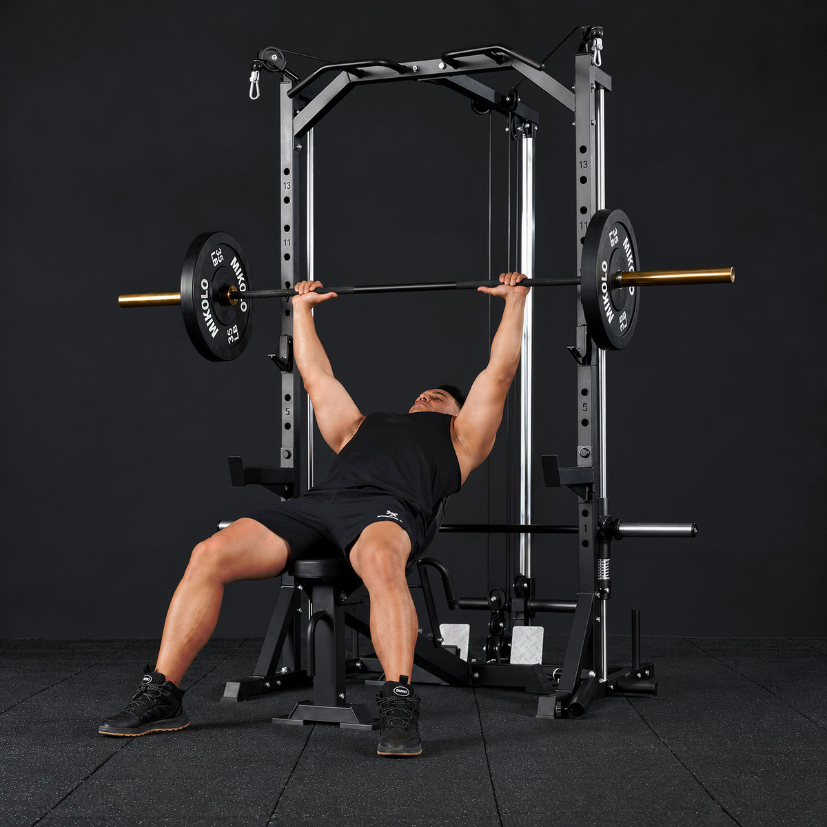 Black Bumper Plates WP05 - 230 lbs set