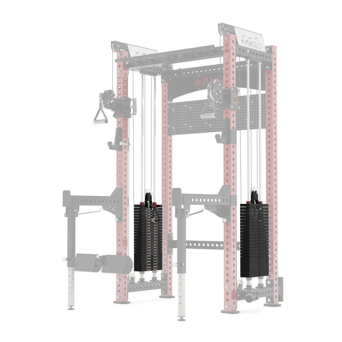 ANUBIS™ Add-On Weight Stack Kit, 120 lb - MIKOLO