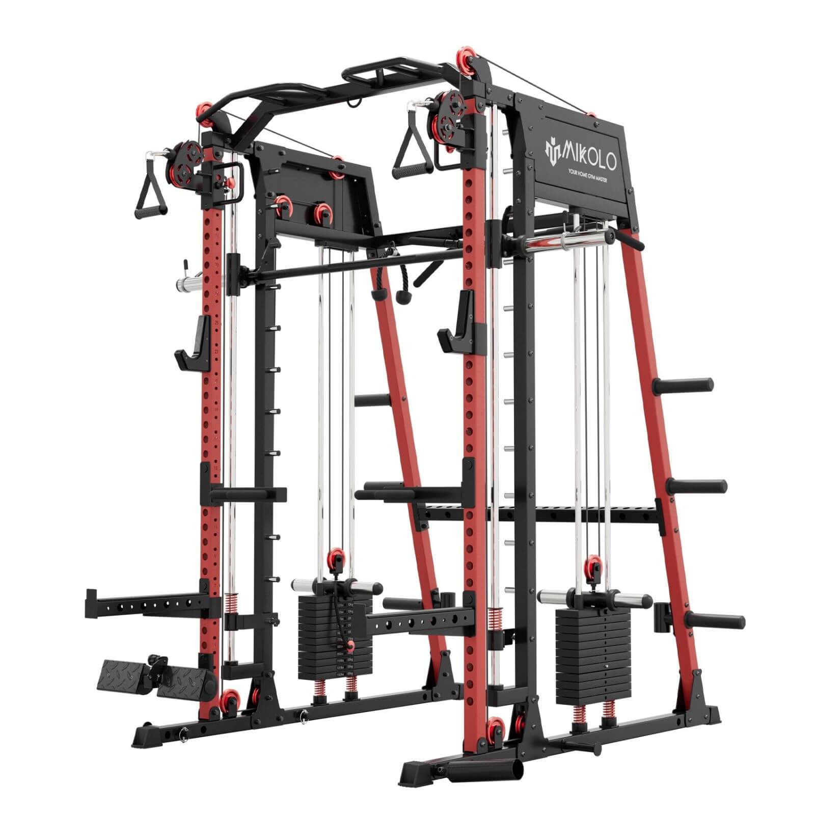 M4-2.0 Elite All-In-One Workout Smith Gym Machine with Dual Weight Stacks (UPGRADED)