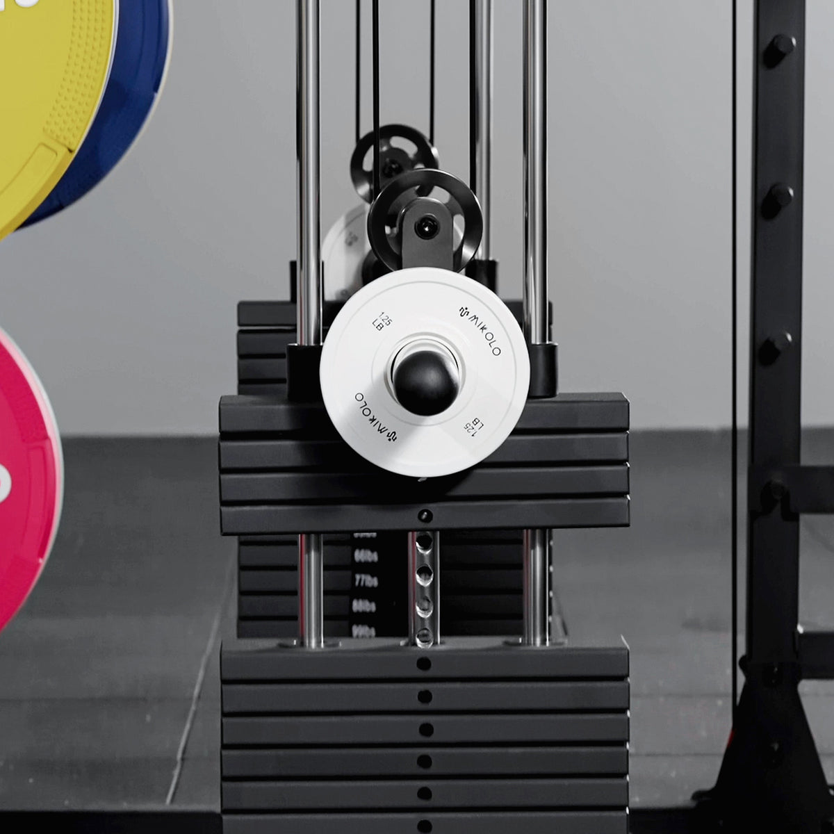 Weight Stack Smith Machine with Hybrid Weight Stacks | All-in-One Home Gym | MIKOLO