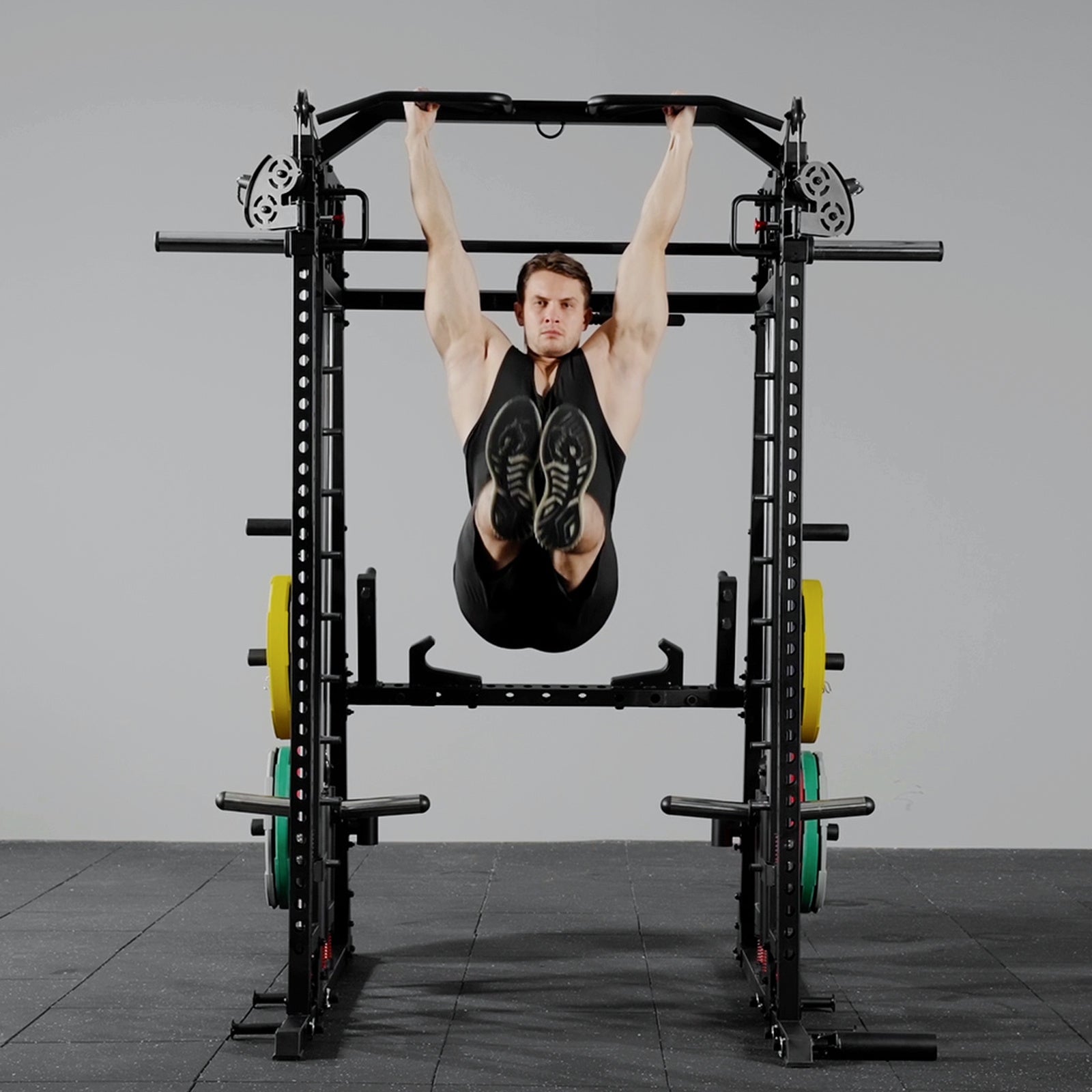 All-in-one Smith Machine with Weight Stack