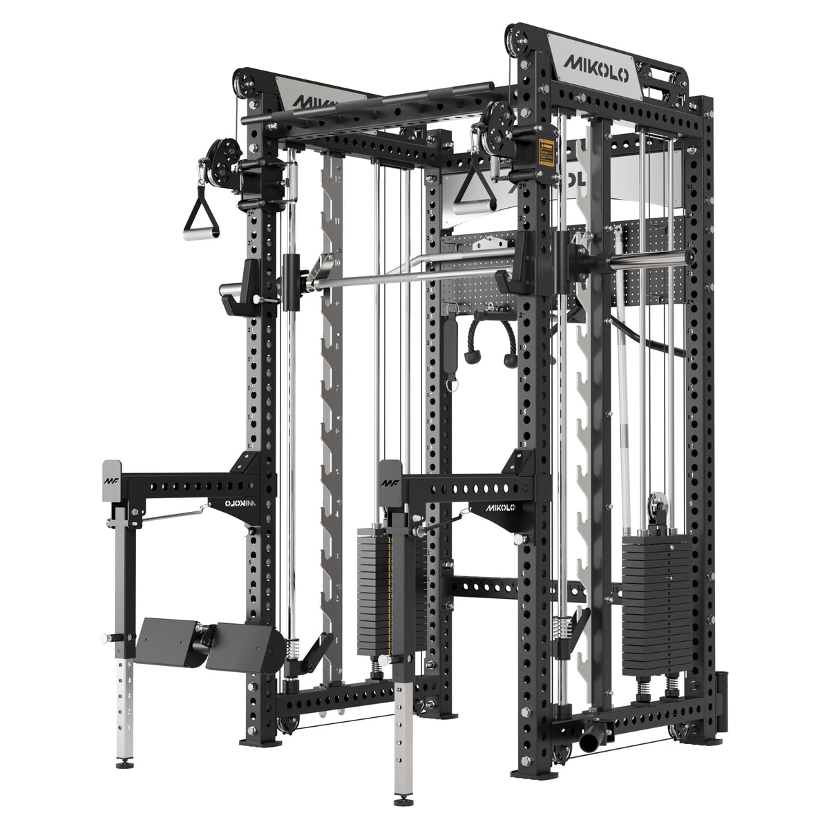Multi Functional Smith Exercise Machine with Pulley System - MIKOLO