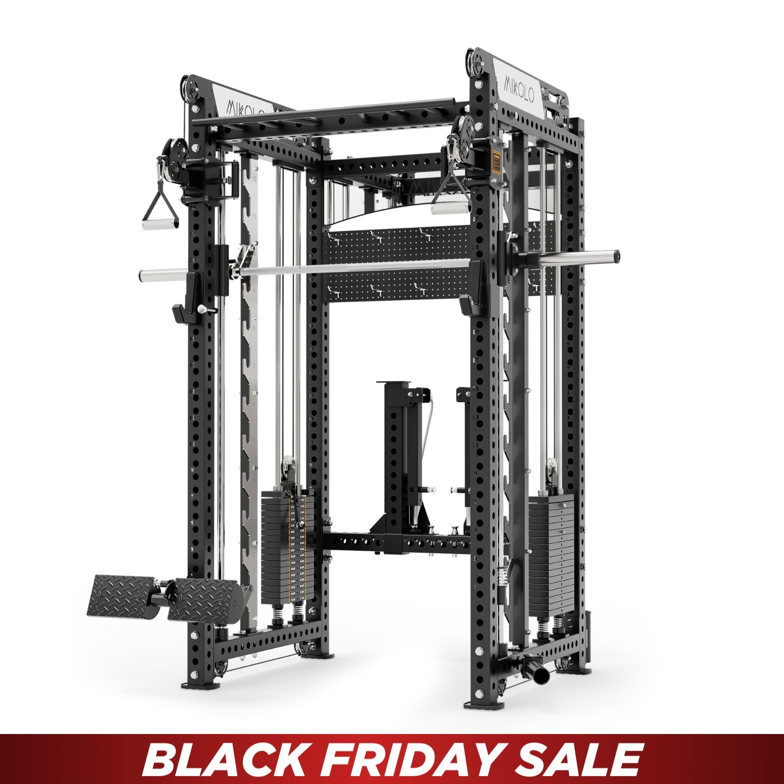 ANUBIS™-2.0 Ultimate Smith Machine Functional Trainer With Dual Weight Stacks