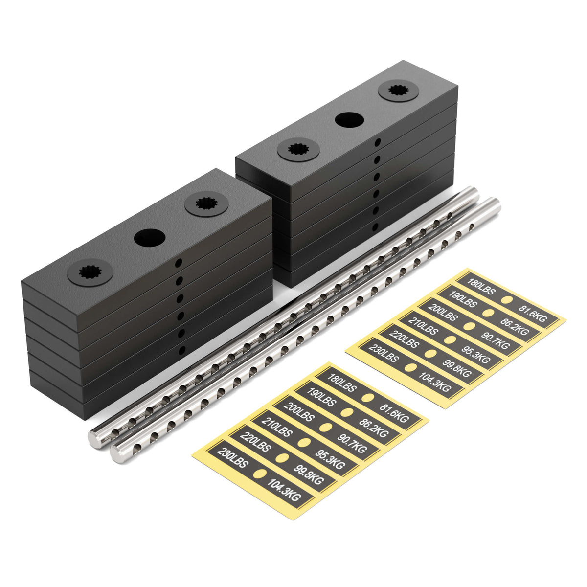 ANUBIS™ Add-On Weight Stack Kit, 120 lb - MIKOLO
