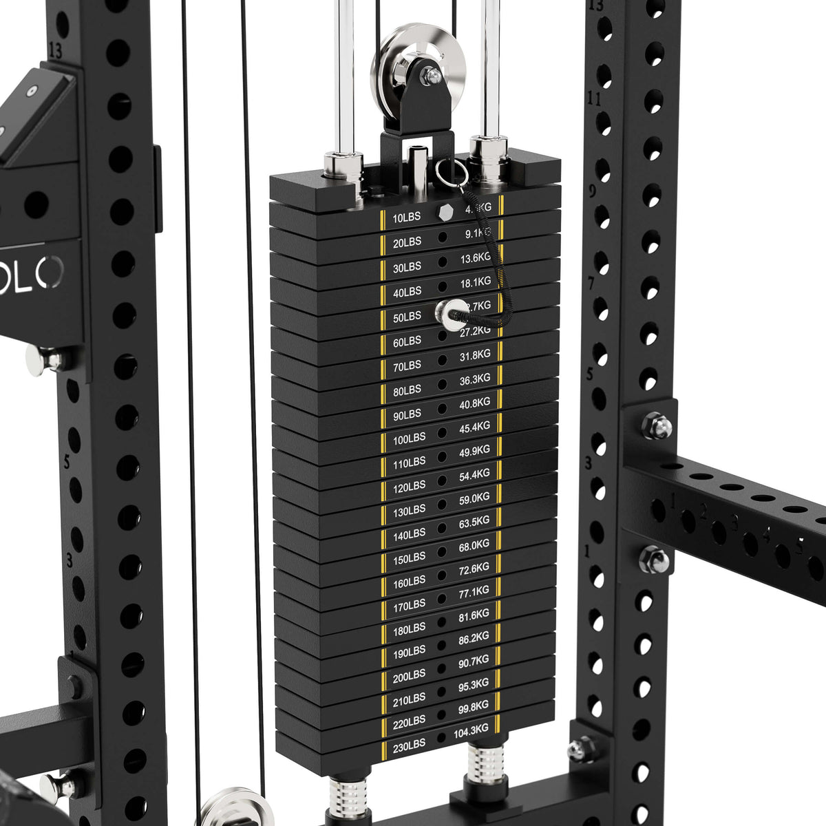 Weight Stack ANUBIS™ Add-On Weight Stack Kit, 120 lb - MIKOLO