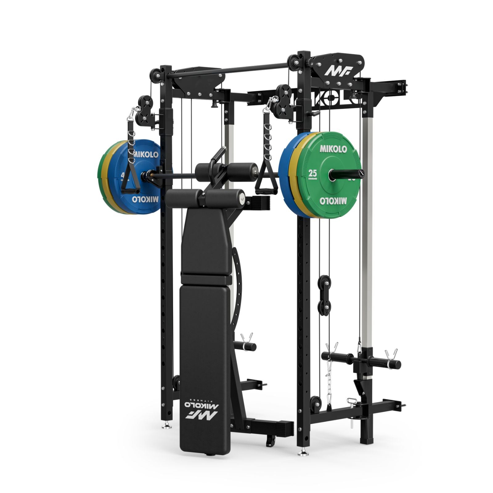 CHEETAH™ Wall Mounted Folding Power Rack Functional Trainer