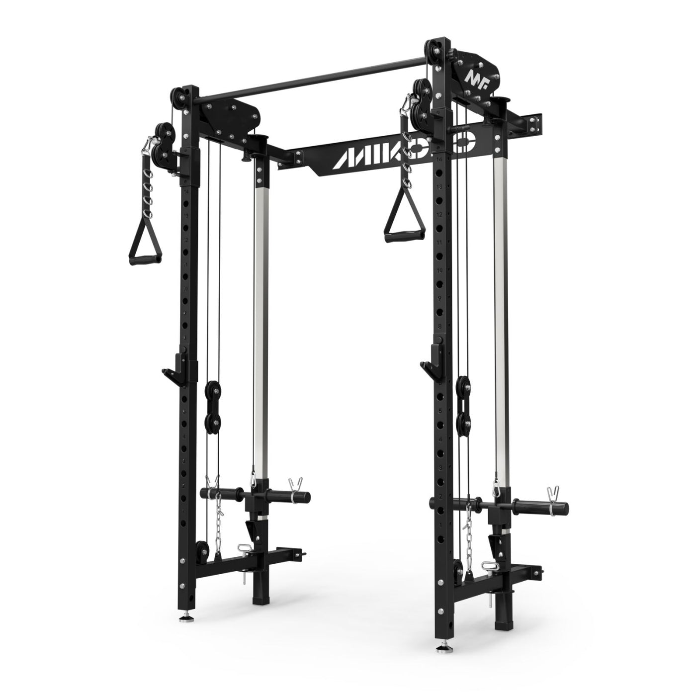 CHEETAH™ Wall Mounted Folding Power Rack Functional Trainer - MIKOLO