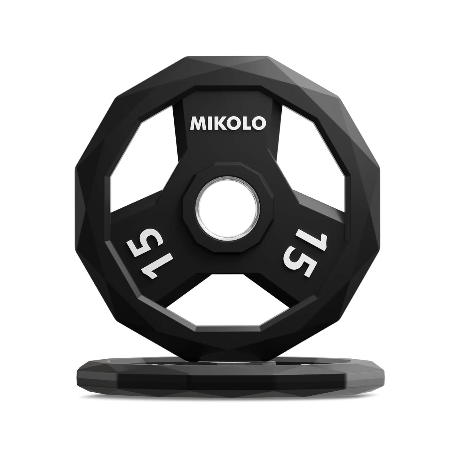 Rubber Coated Olympic Weight Plates Tri-Grip 2