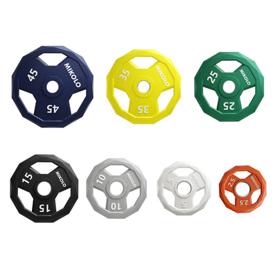 Ez-grip Color Rubber Coated Olympic Weight Plates