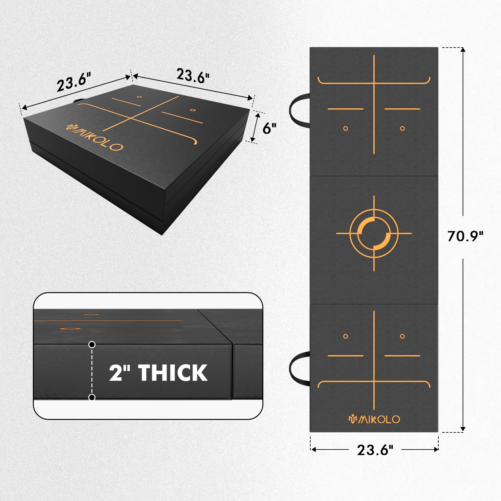Tri-Fold Exercise Mat