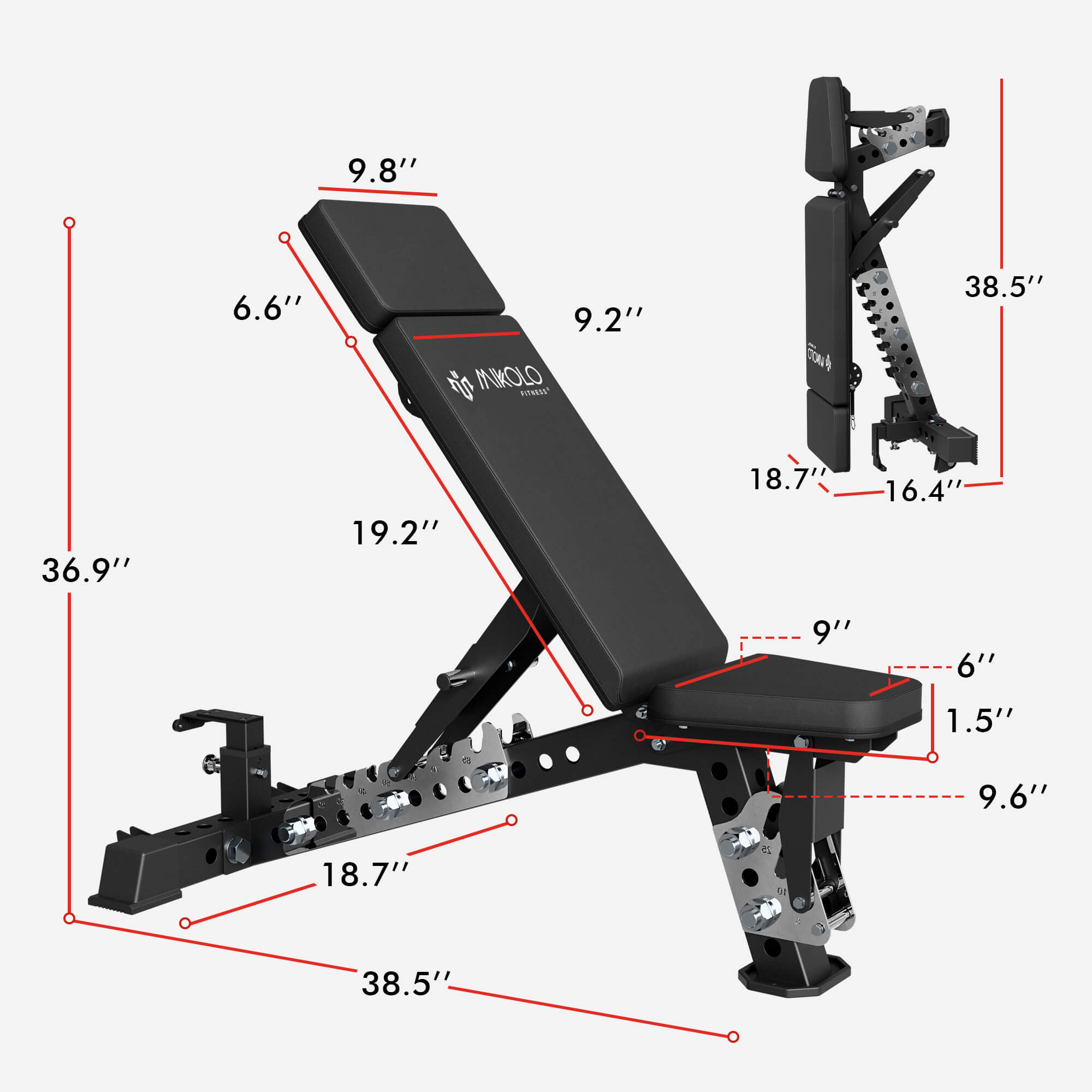 BASTET™ Adjustable FID Weight Bench