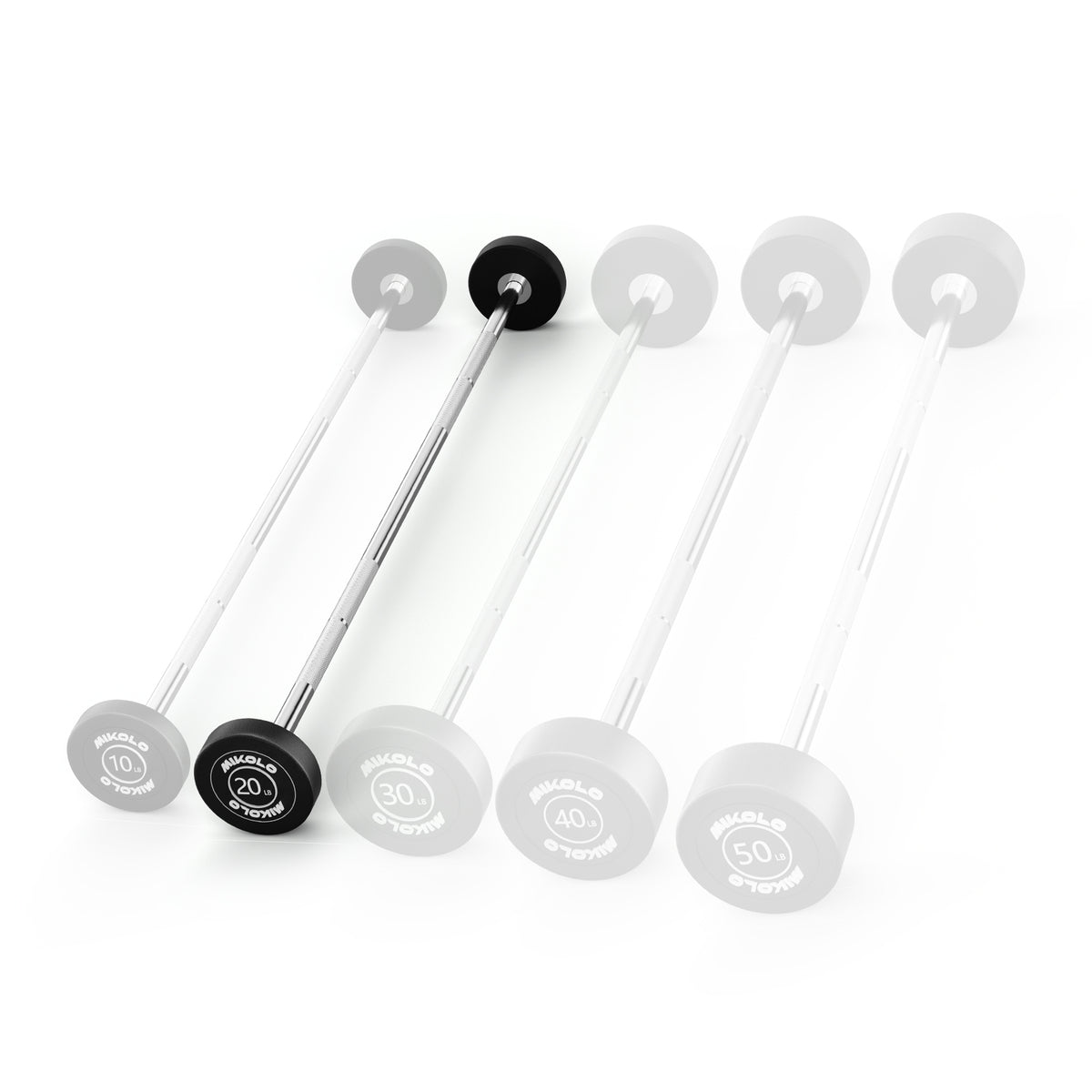 Fixed Weight EZ Straight Barbell