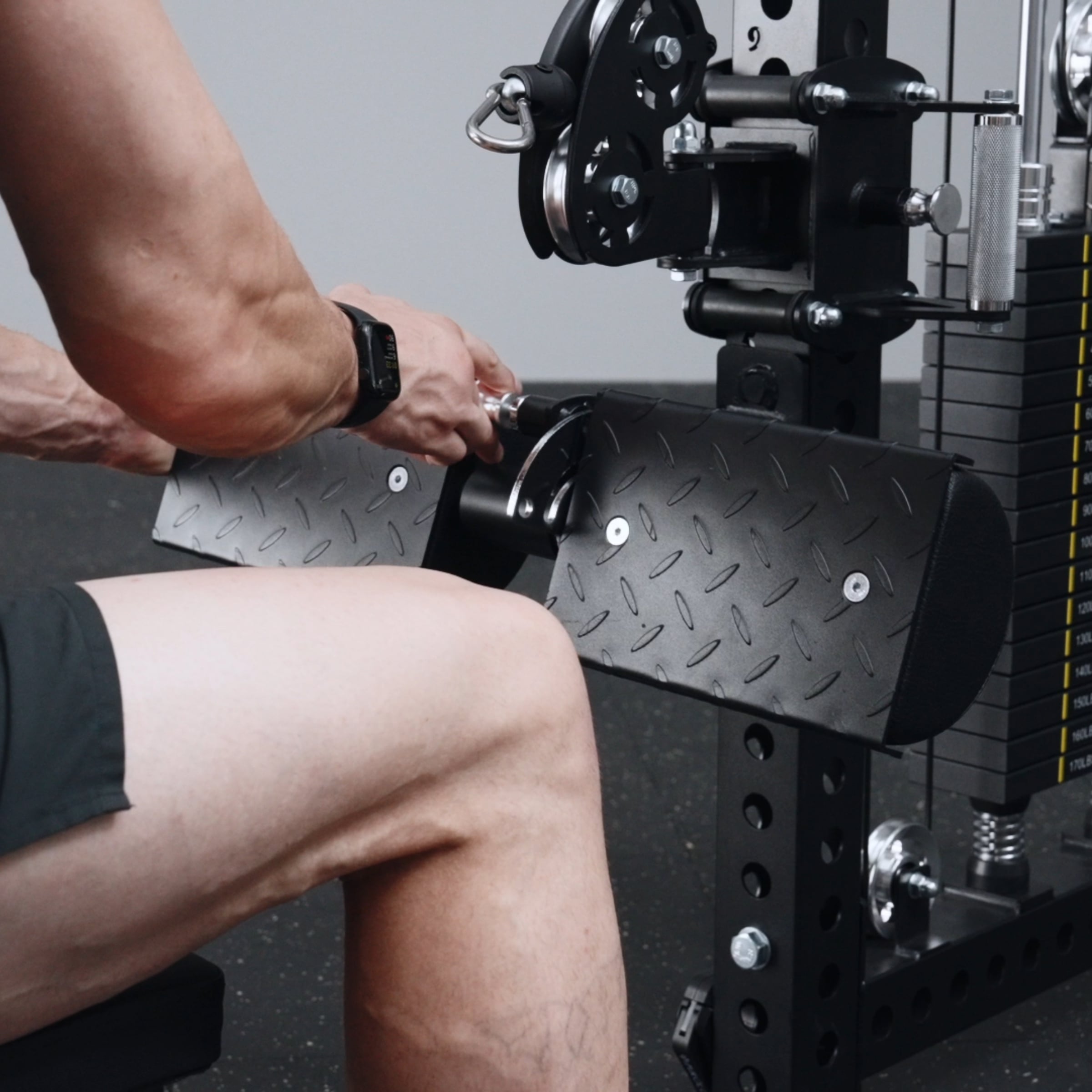 ANUBIS™-2.0 Elite Half Rack Functional Trainer With Dual Weight Stacks