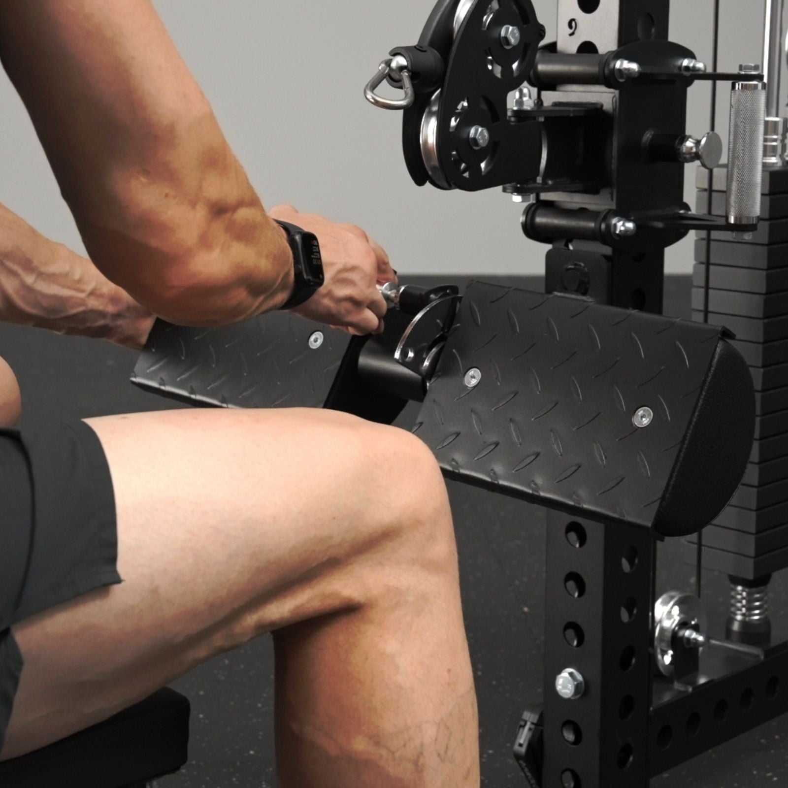 ANUBIS™-2.0 Elite Half Rack Functional Trainer With Dual Weight Stacks