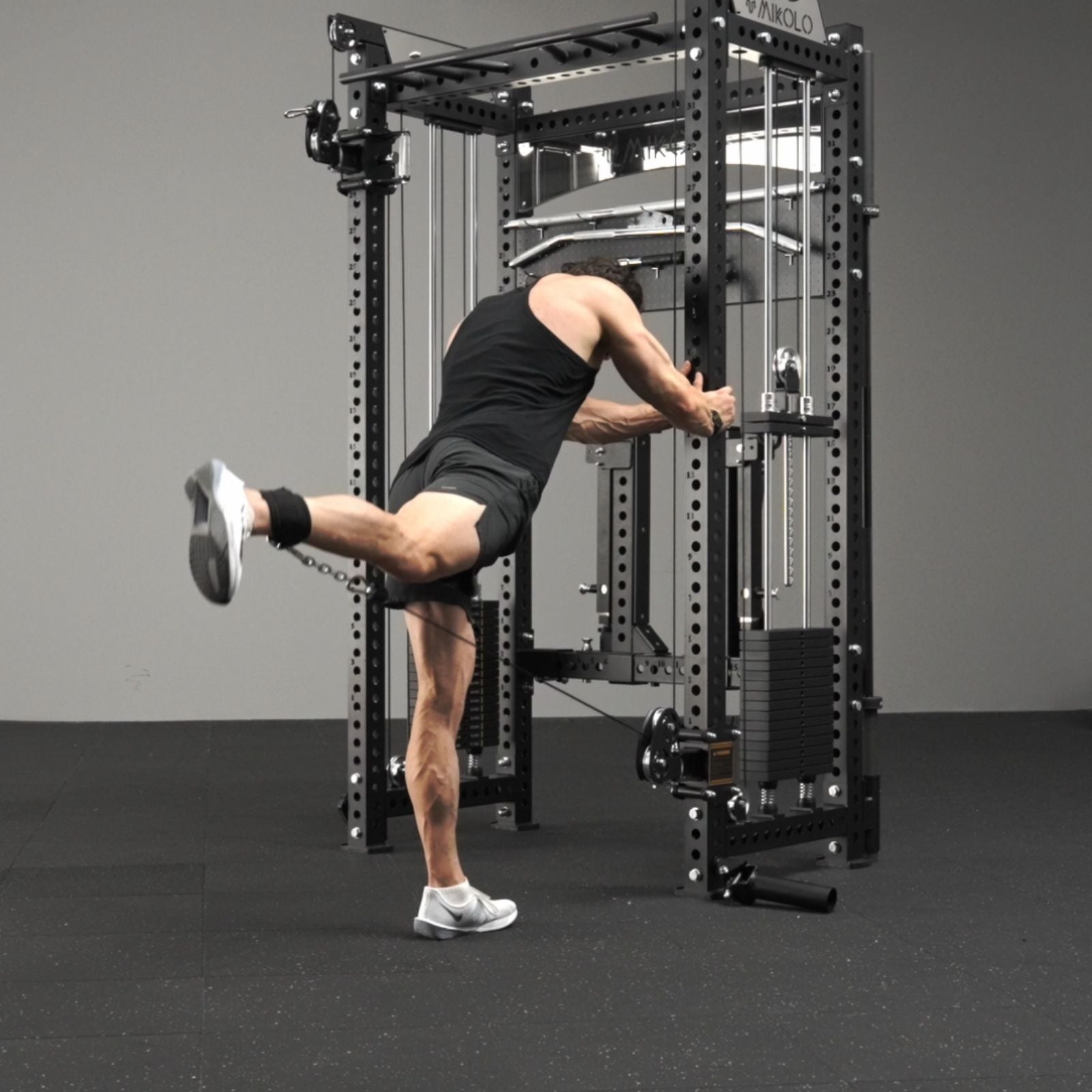 ANUBIS™-2.0 Elite Half Rack Functional Trainer With Dual Weight Stacks