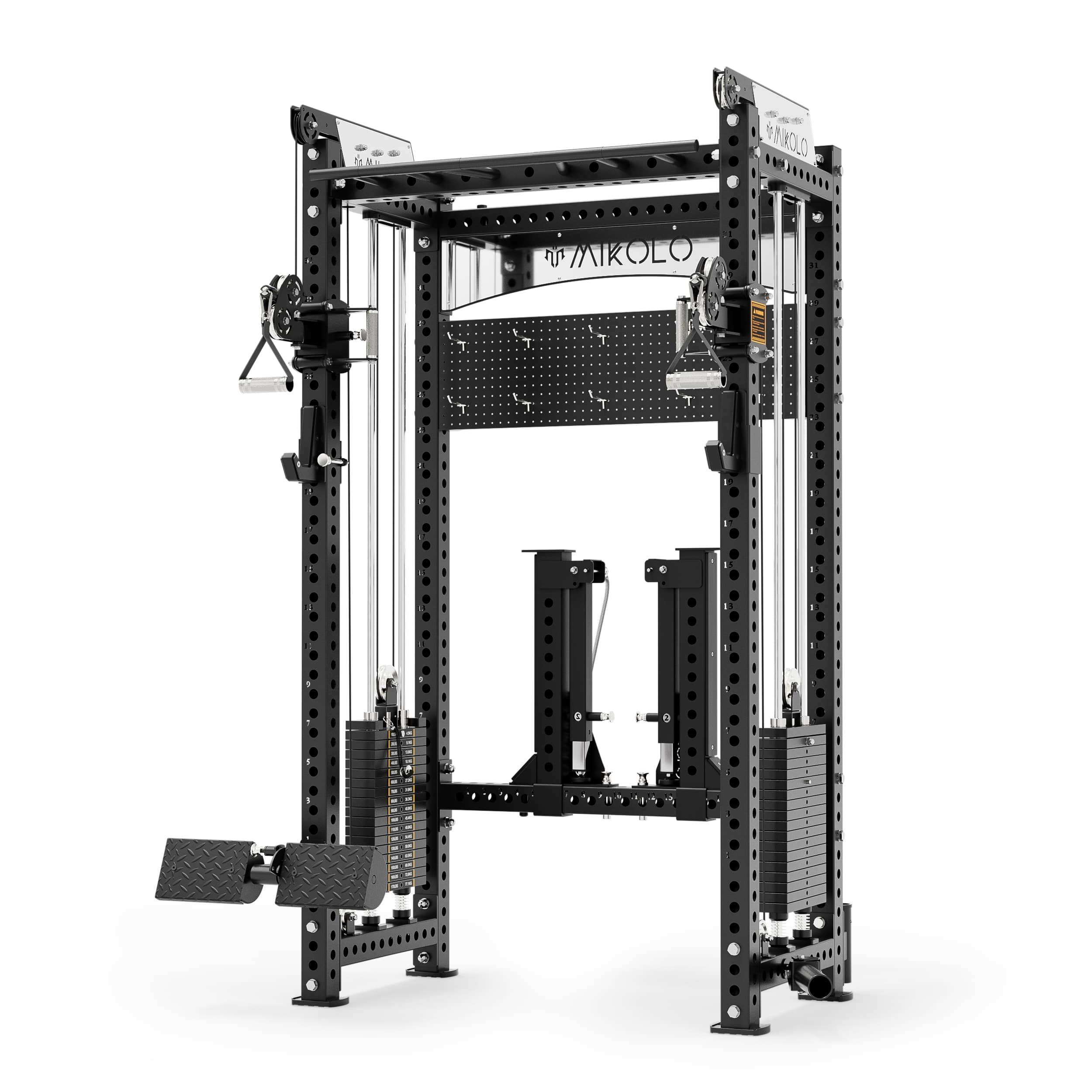 ANUBIS™-2.0 Elite Half Rack Functional Trainer With Dual Weight Stacks