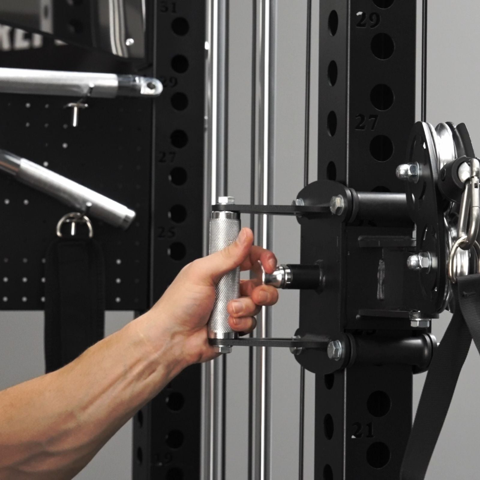 ANUBIS™-2.0 Elite Half Rack Functional Trainer With Dual Weight Stacks